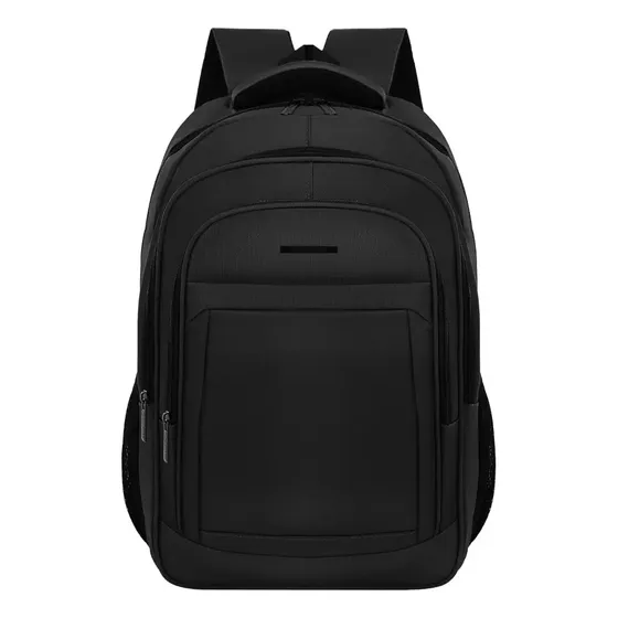 Mochila Cecchini Bolsillos Cómoda Tendencia Amplia Color Negro 19295