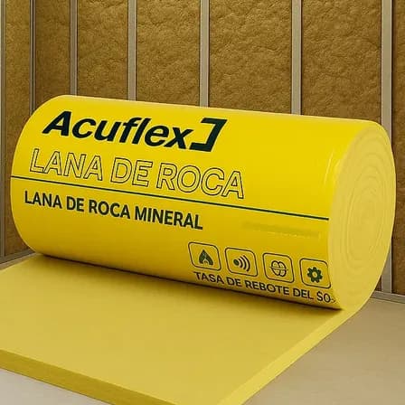 Aislante Acústico Para Pared/piso/techo (lana D Roca Acuflex