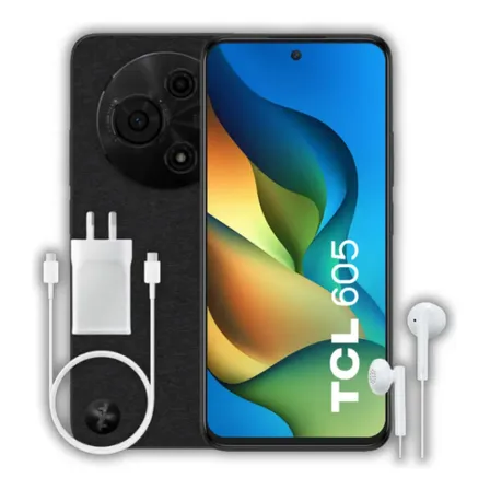 Celular Tcl 605 (8+256) Black Rv con NFC