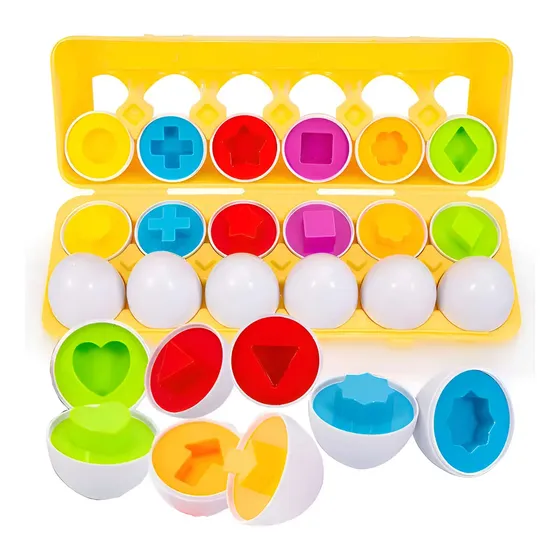 Clasificador De Huevos Con Formas Y Colores A Juego