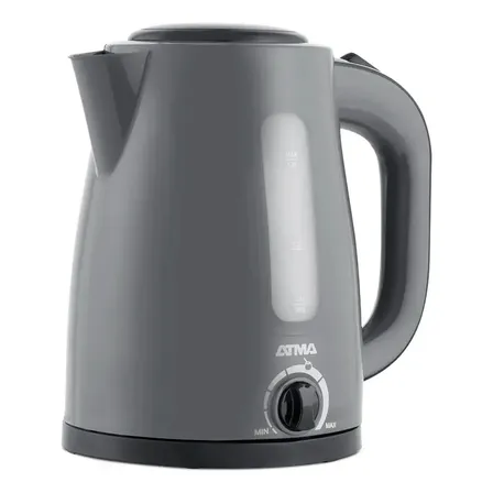 Pava Eléctrica Atma 1,7l Gris Control De Temperatura Gris