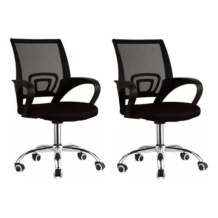 Silla Ergonomica X2 Oficina Escritorio Computadora Sillon Negro Malla