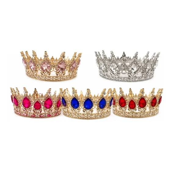 Corona Gema Torta Reina Brillo Strass Tendencia Tiendajag
